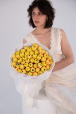 Tulipany w kolorze mango – Studio Deluxe Poznań