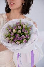 Fioletowe tulipany – bukiet Studio Deluxe Poznań