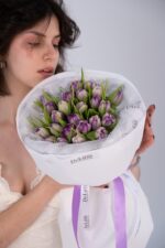 Fioletowe tulipany – bukiet Studio Deluxe Poznań