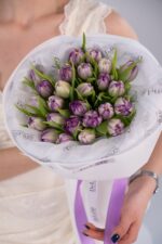 Fioletowe tulipany – bukiet Studio Deluxe Poznań