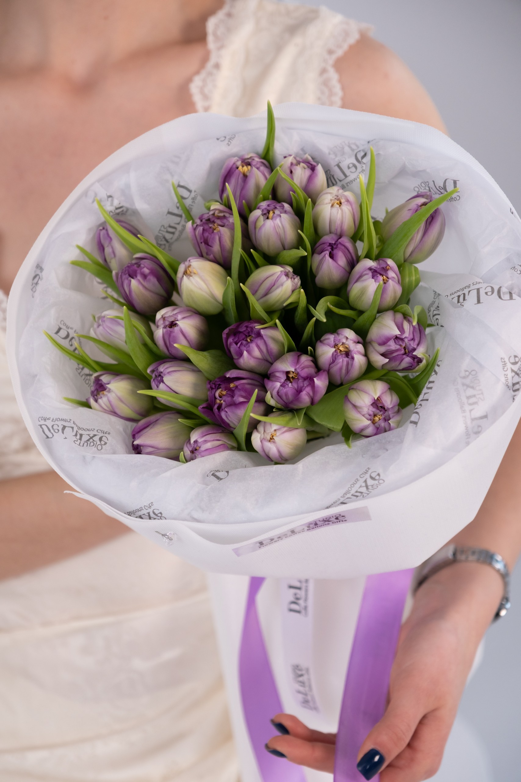 DSCF1434_resized Fioletowe tulipany – bukiet Studio Deluxe Poznań