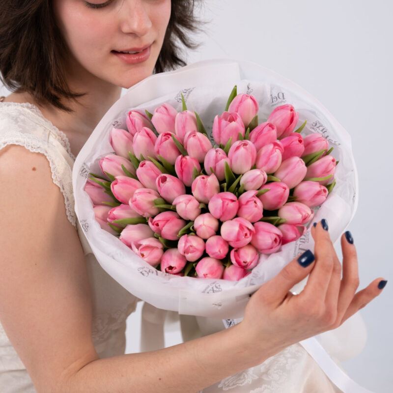 Różowe tulipany – bukiet Studio Deluxe Poznań