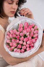 Różowe tulipany – bukiet Studio Deluxe Poznań