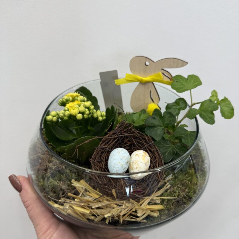 Wielkanocna kompozycja w szkle Poznan