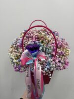 Gipsówka fioletowa w torebce - obrazek 2