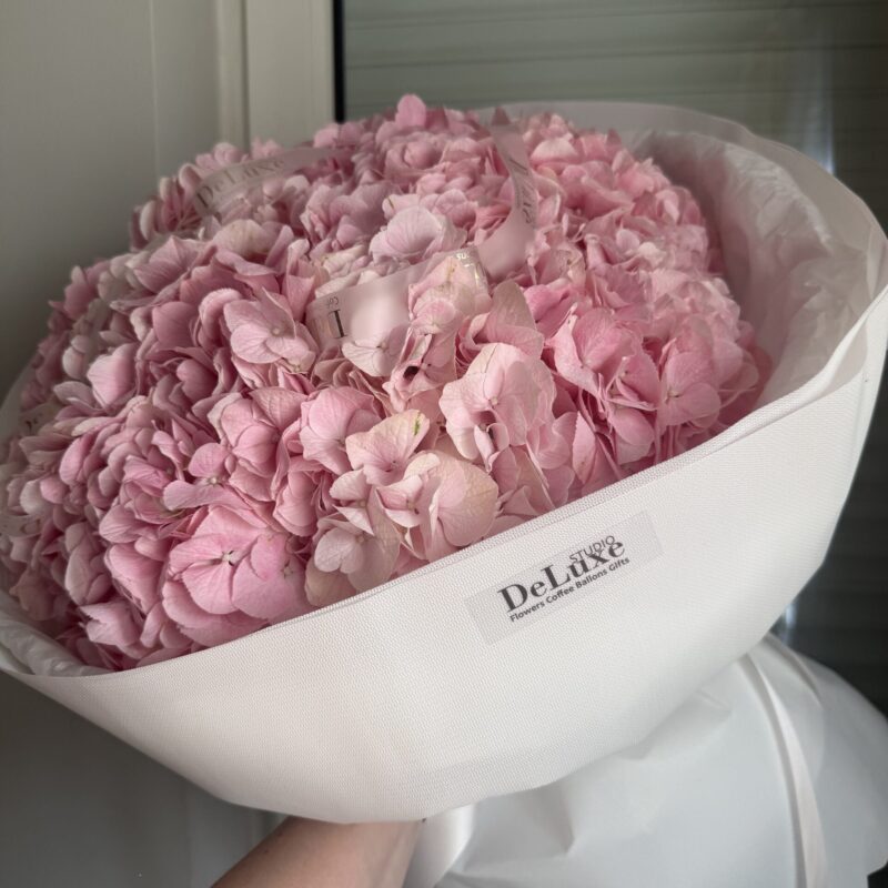 Bukiet różowych hortensji Studio DeLuxe