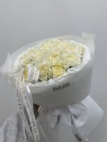 Bukiet na Komunię biały