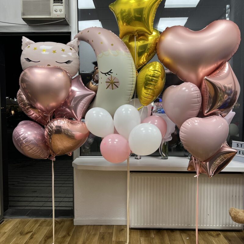 Zestaw balonów It’s a girl – narodziny dziewczynki